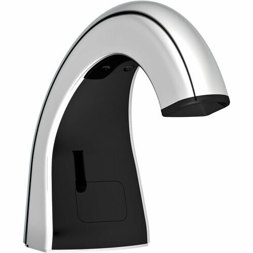 Tc Oneshot Dispenser, 1,600 Ml, 6.8 X 9.8 X 13.8, Polished Chrome/black